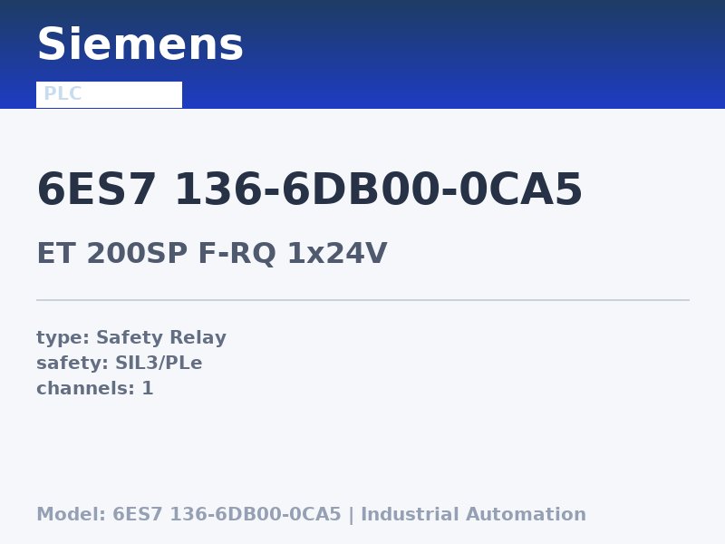 Siemens 6ES7 136-6DB00-0CA5