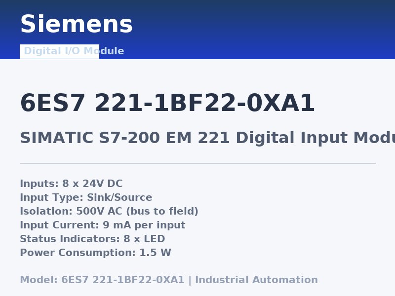 Siemens 6ES7 221-1BF22-0XA1