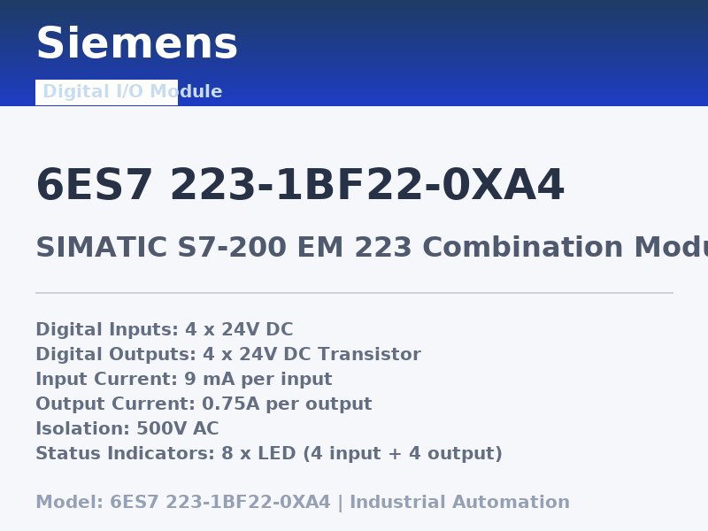 Siemens 6ES7 223-1BF22-0XA4