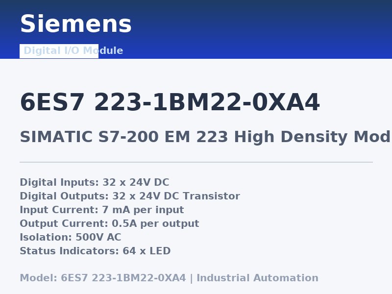 Siemens 6ES7 223-1BM22-0XA4