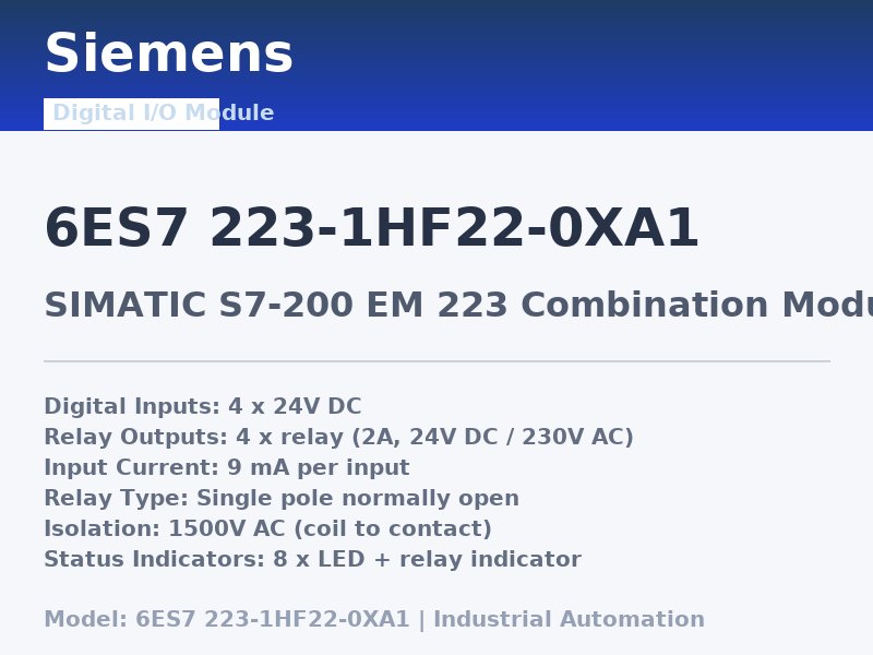 Siemens 6ES7 223-1HF22-0XA1