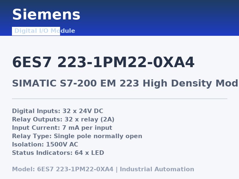 Siemens 6ES7 223-1PM22-0XA4