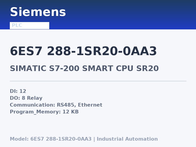 Siemens 6ES7 288-1SR20-0AA3