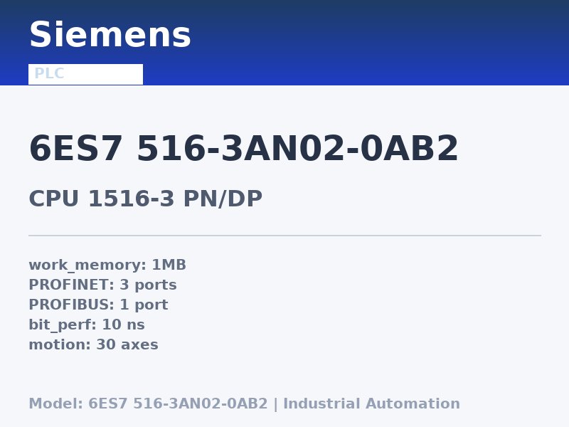 Siemens 6ES7 516-3AN02-0AB2