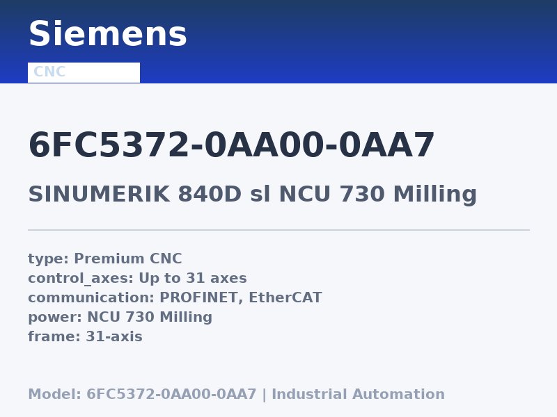 Siemens 6FC5372-0AA00-0AA7