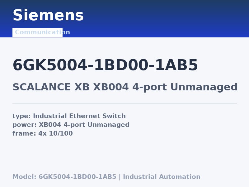 Siemens 6GK5004-1BD00-1AB5