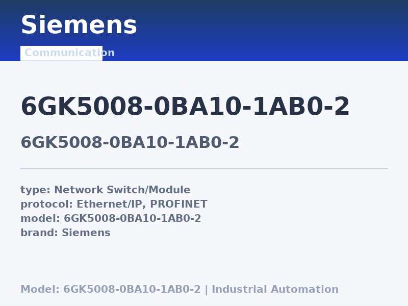Siemens 6GK5008-0BA10-1AB0-2