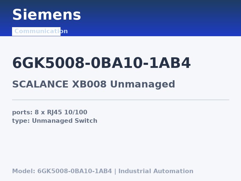 Siemens 6GK5008-0BA10-1AB4