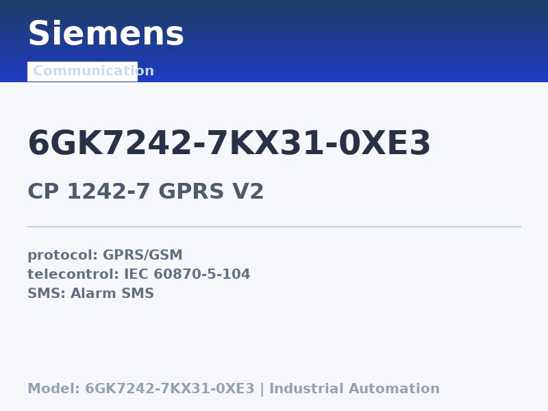 Siemens 6GK7242-7KX31-0XE3