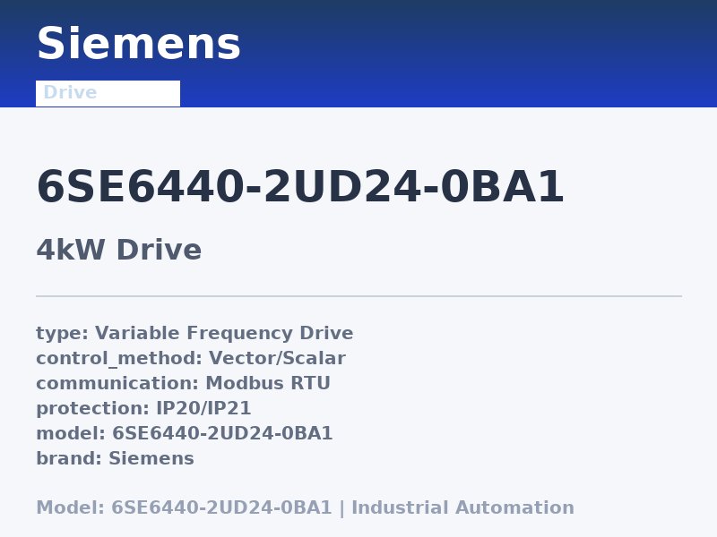 Siemens 6SE6440-2UD24-0BA1