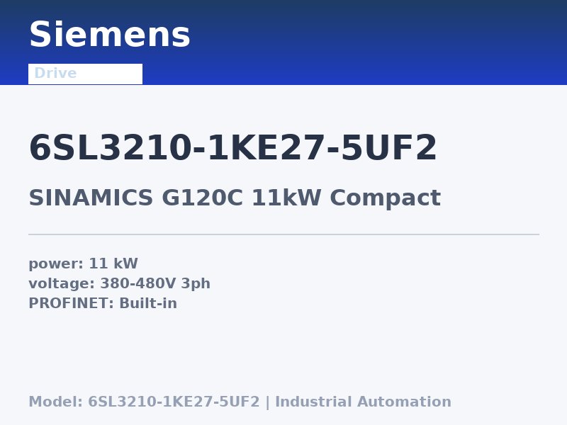 Siemens 6SL3210-1KE27-5UF2