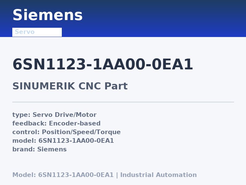 Siemens 6SN1123-1AA00-0EA1