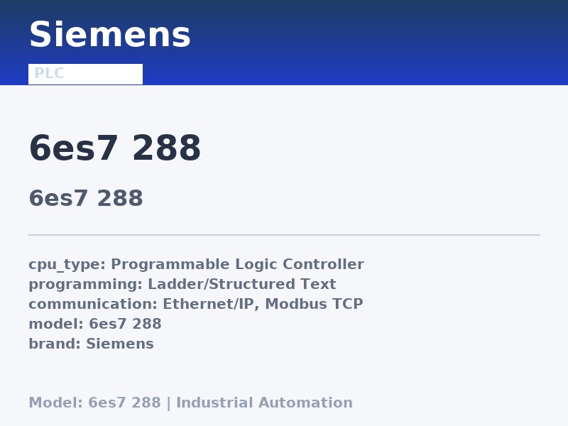 Siemens 6es7 288