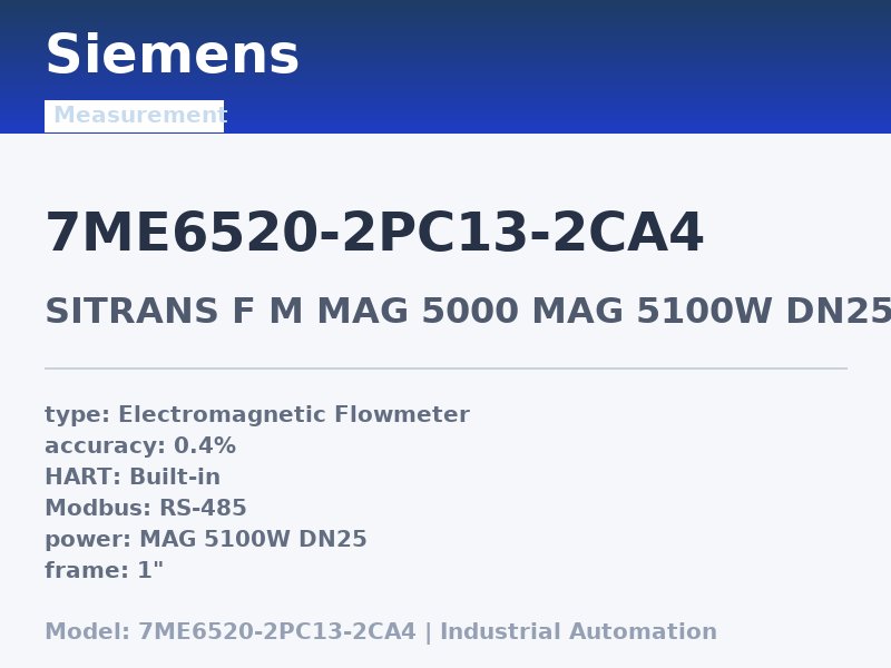 Siemens 7ME6520-2PC13-2CA4