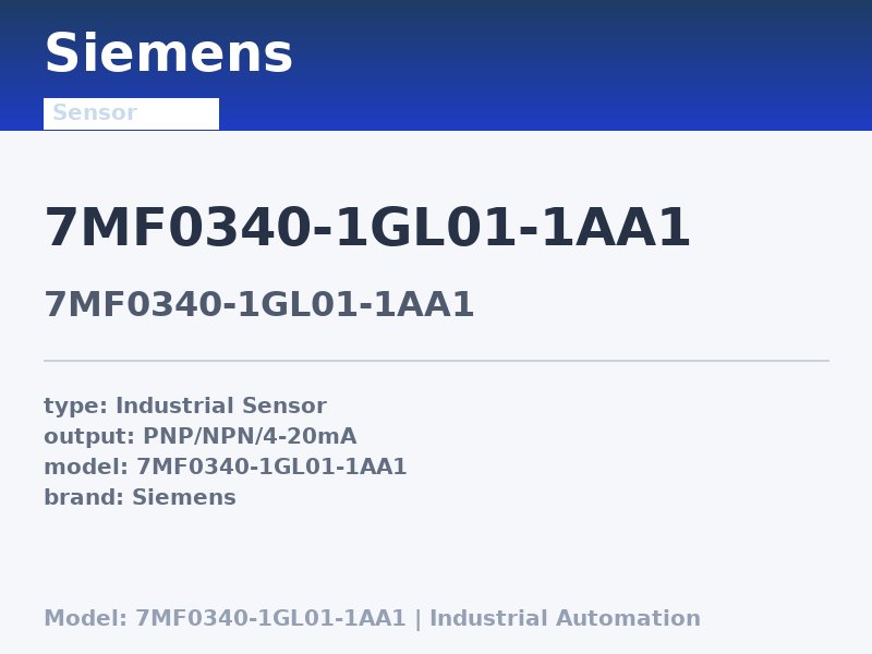 Siemens 7MF0340-1GL01-1AA1