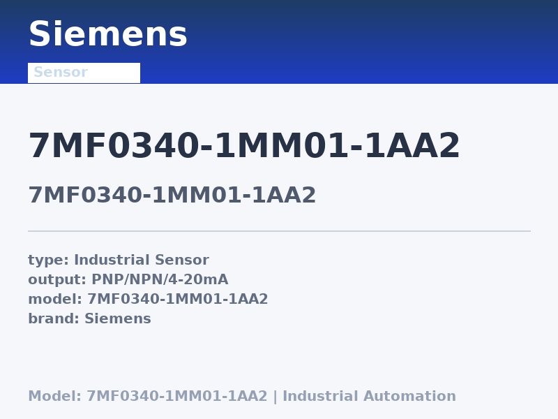 Siemens 7MF0340-1MM01-1AA2