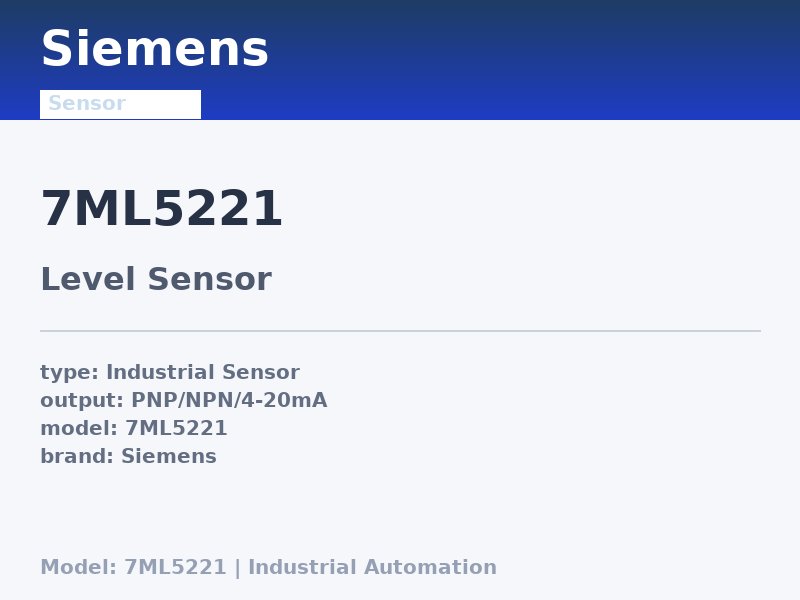 Siemens 7ML5221