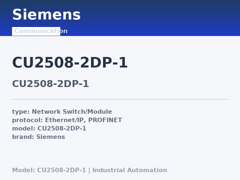 Siemens CU2508-2DP-1