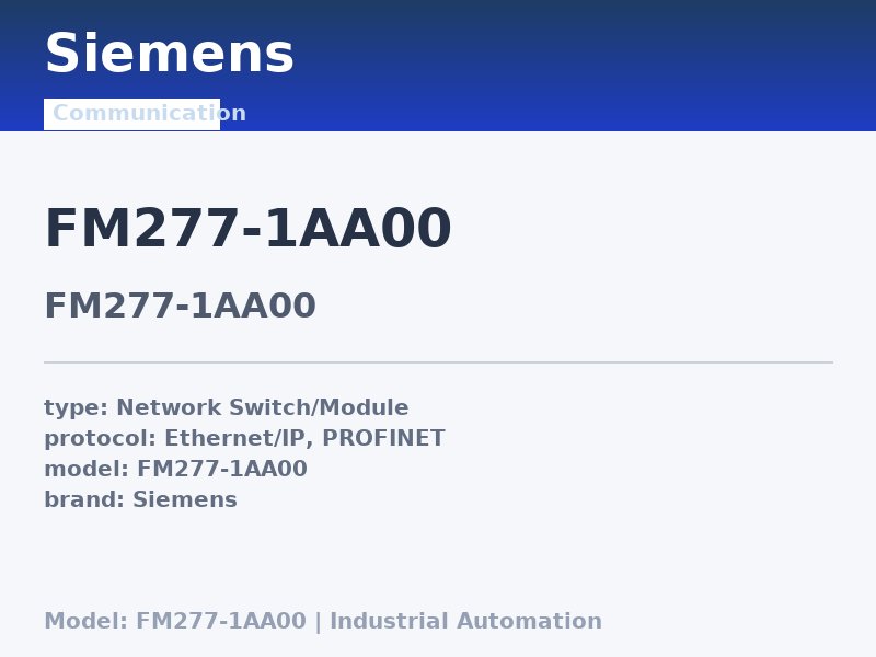 Siemens FM277-1AA00