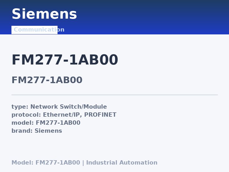Siemens FM277-1AB00