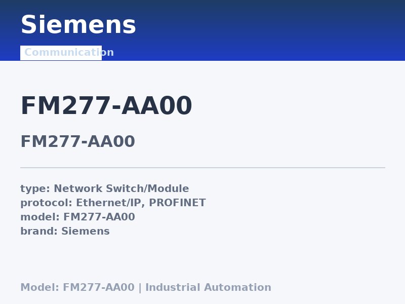 Siemens FM277-AA00