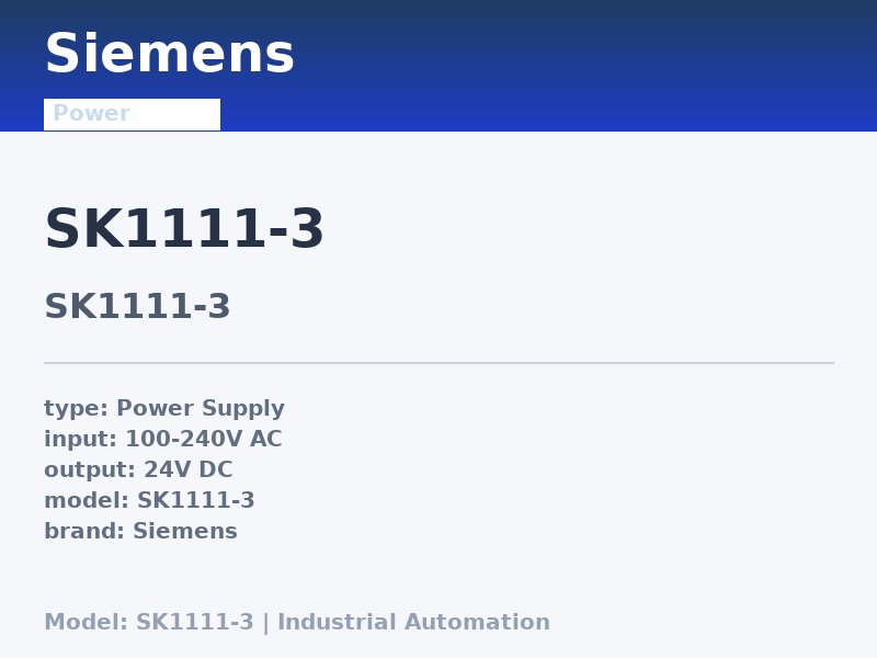 Siemens SK1111-3
