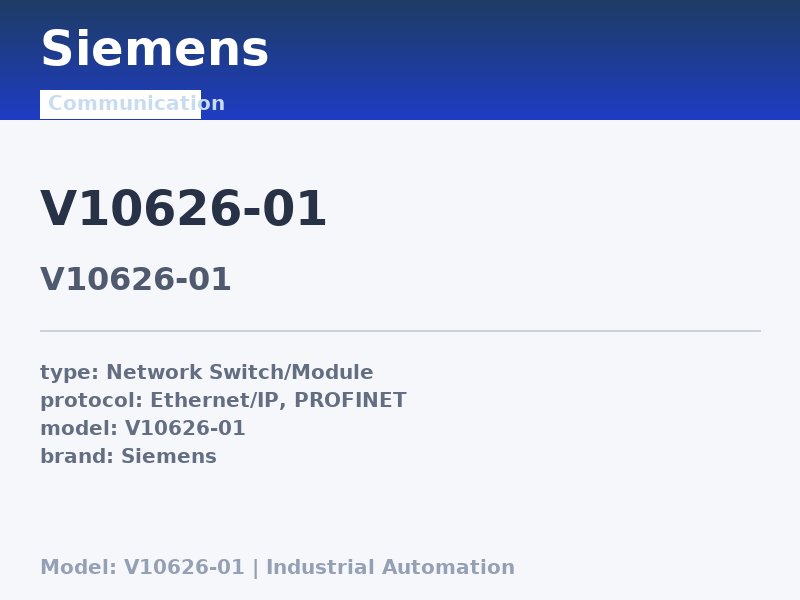 Siemens V10626-01