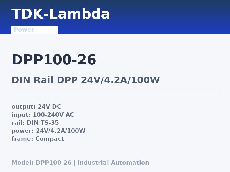 TDK-Lambda DPP100-26