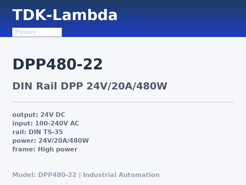 TDK-Lambda DPP480-22