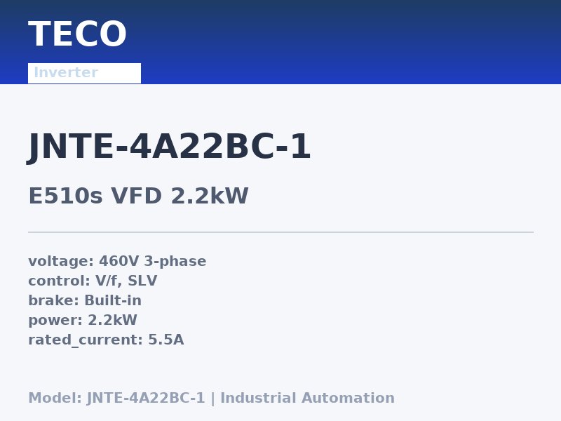 TECO JNTE-4A22BC-1