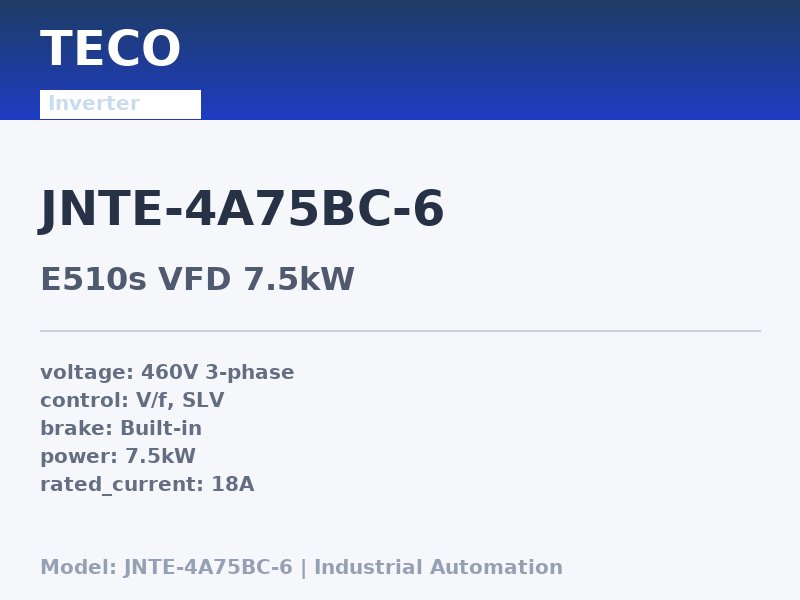 TECO JNTE-4A75BC-6