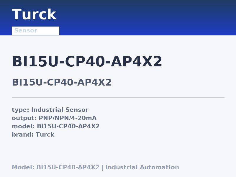 Turck BI15U-CP40-AP4X2