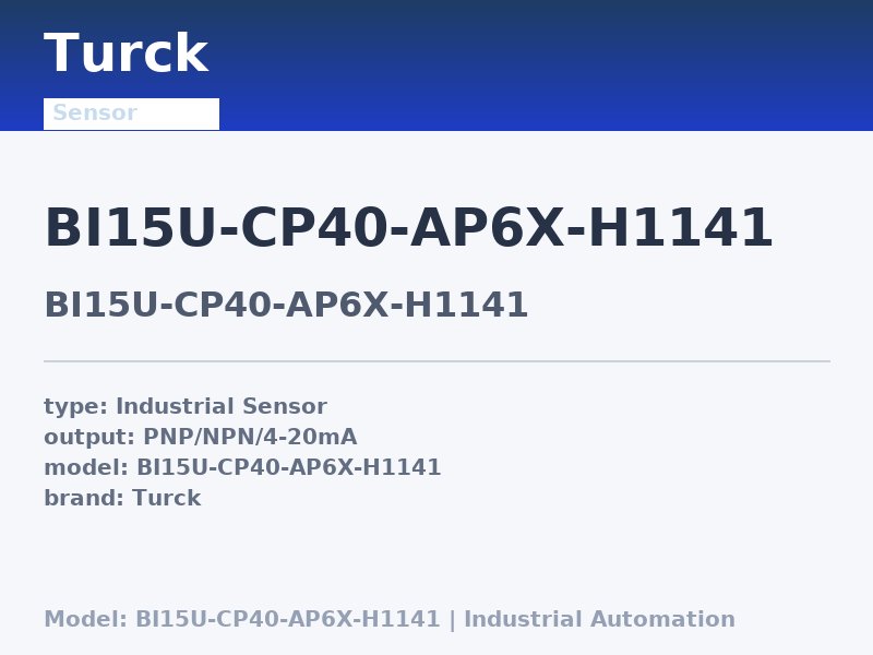 Turck BI15U-CP40-AP6X-H1141