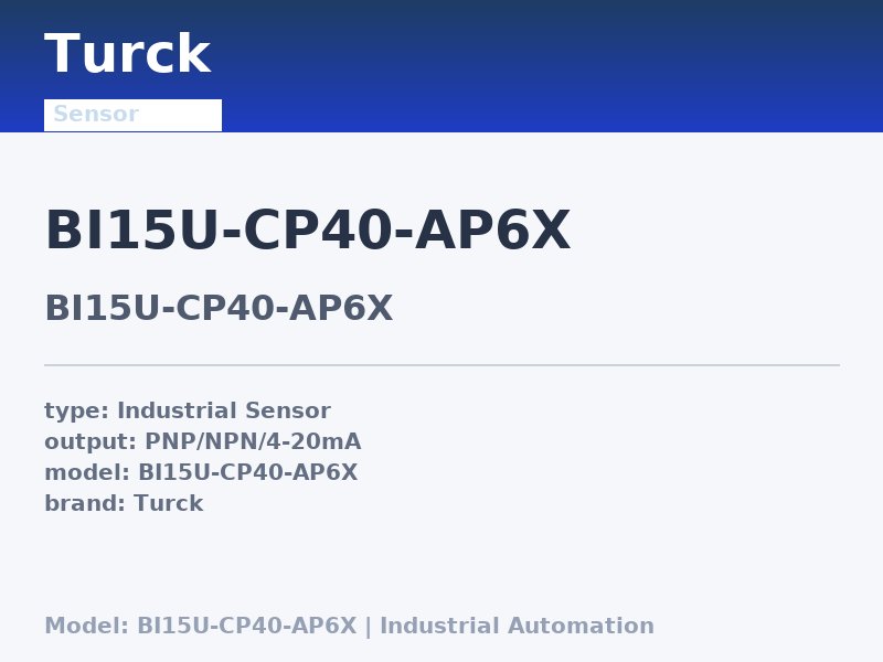 Turck BI15U-CP40-AP6X