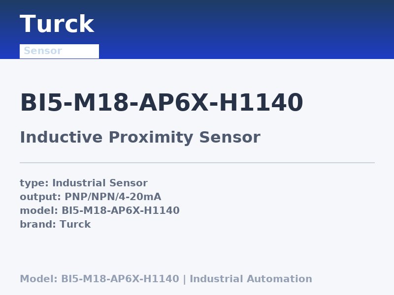 Turck BI5-M18-AP6X-H1140