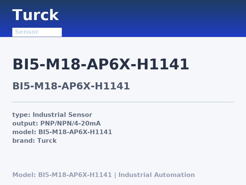 Turck BI5-M18-AP6X-H1141