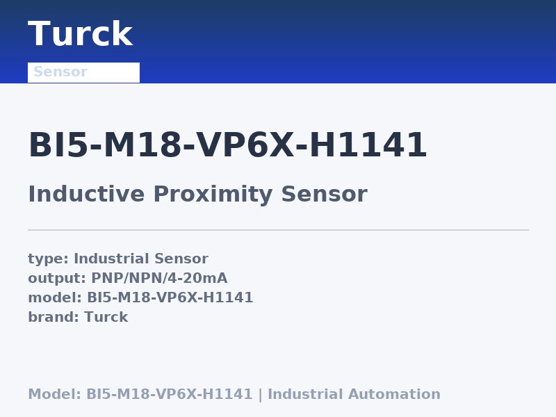 Turck BI5-M18-VP6X-H1141