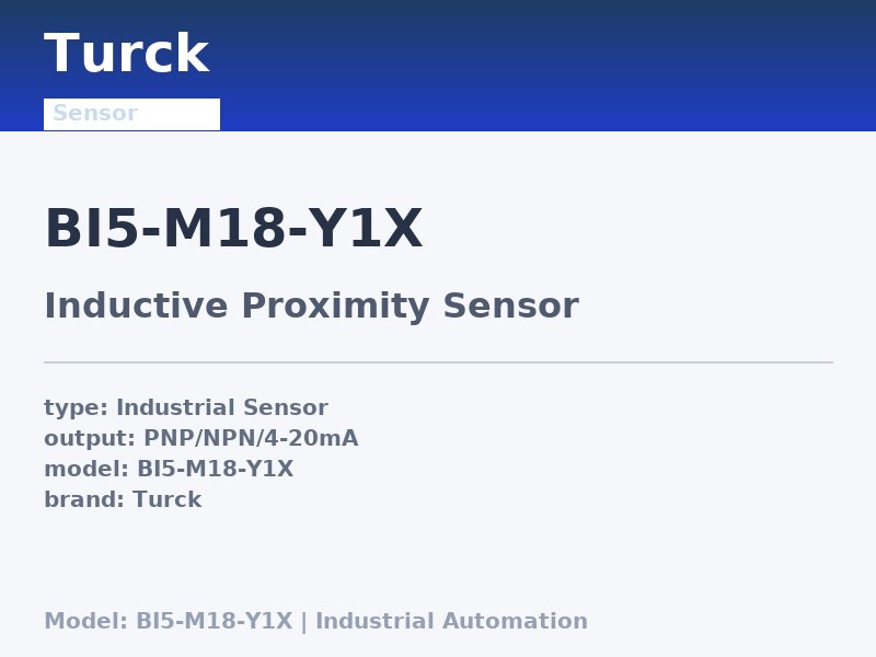 Turck BI5-M18-Y1X