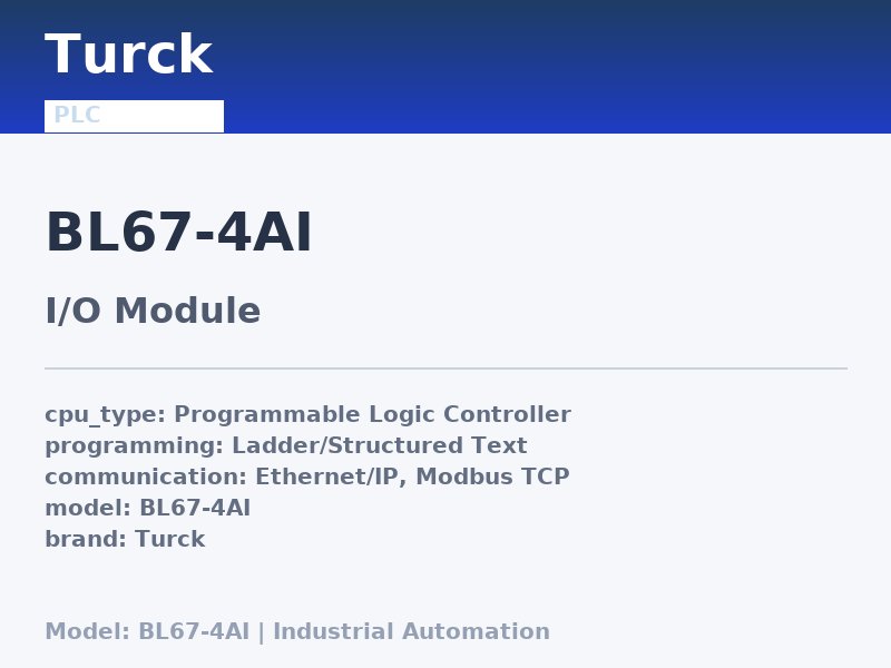 Turck BL67-4AI