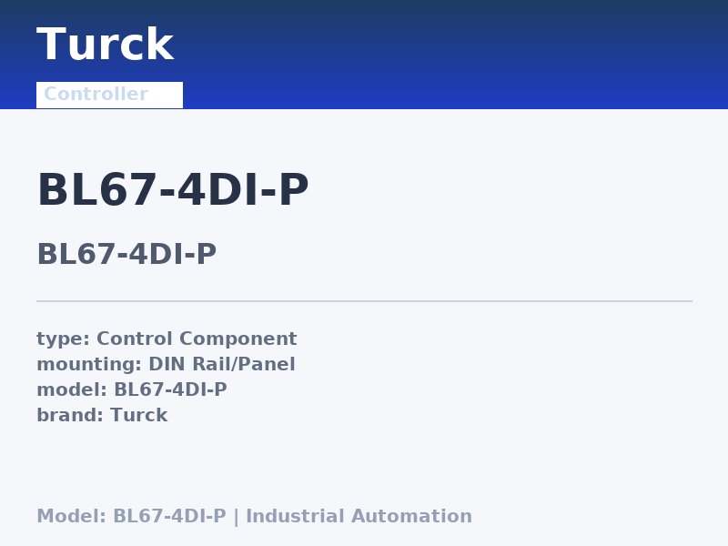 Turck BL67-4DI-P