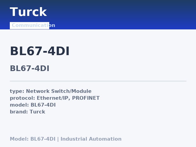 Turck BL67-4DI