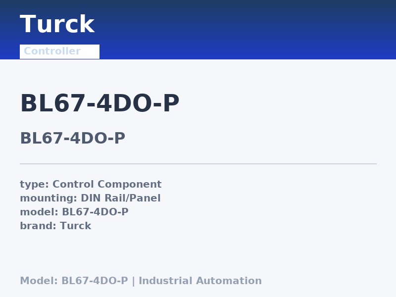 Turck BL67-4DO-P