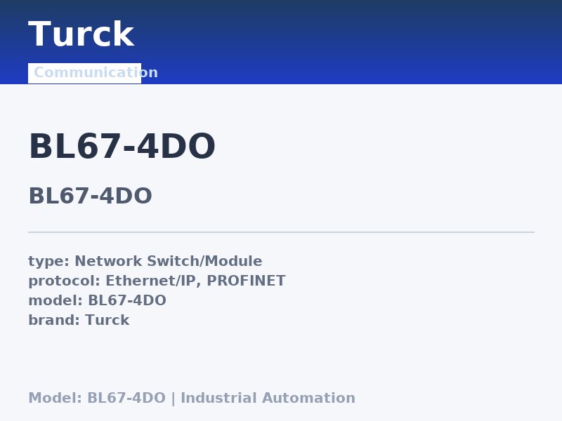 Turck BL67-4DO
