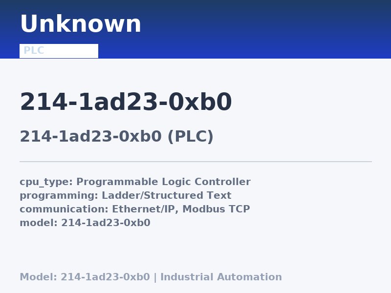 Siemens 214-1AD23-0XB0