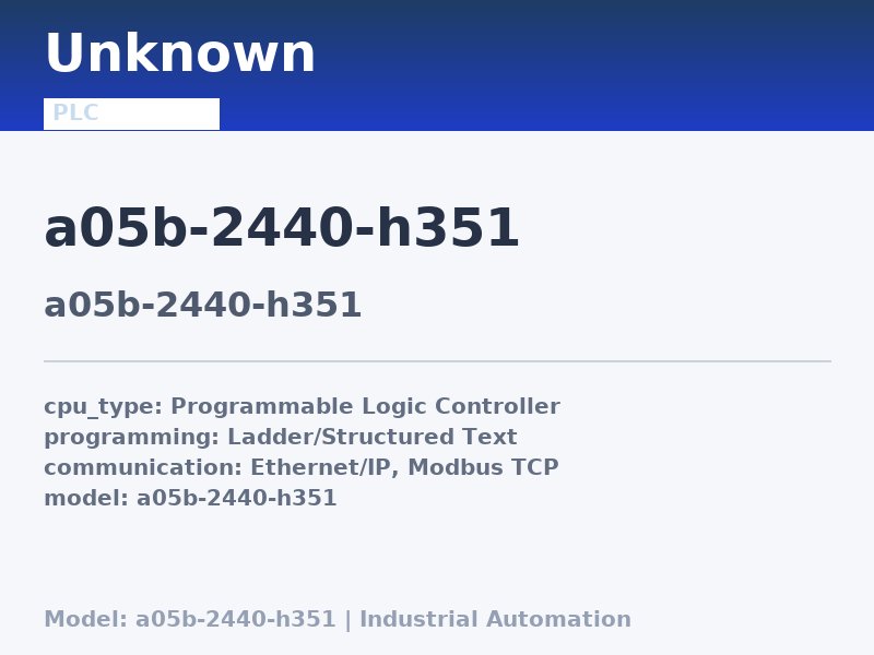 FANUC A05B-2440-H351