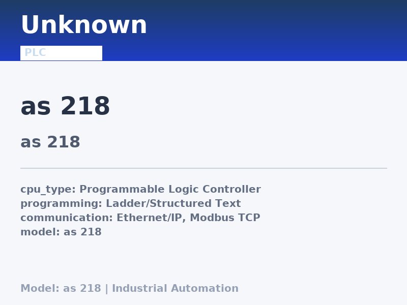 Unknown as 218
