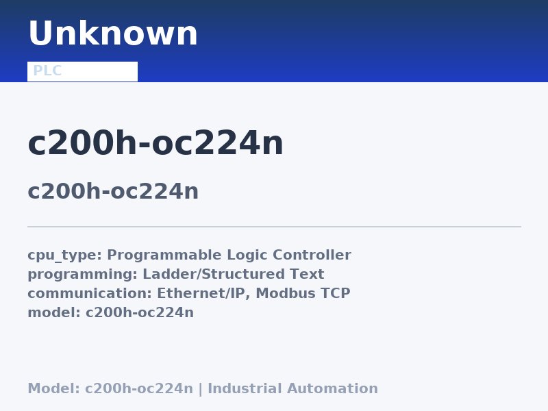 Omron C200H-OC224N