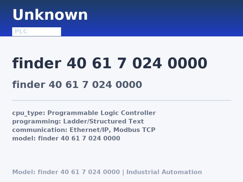 Finder finder 40 61 7 024 0000