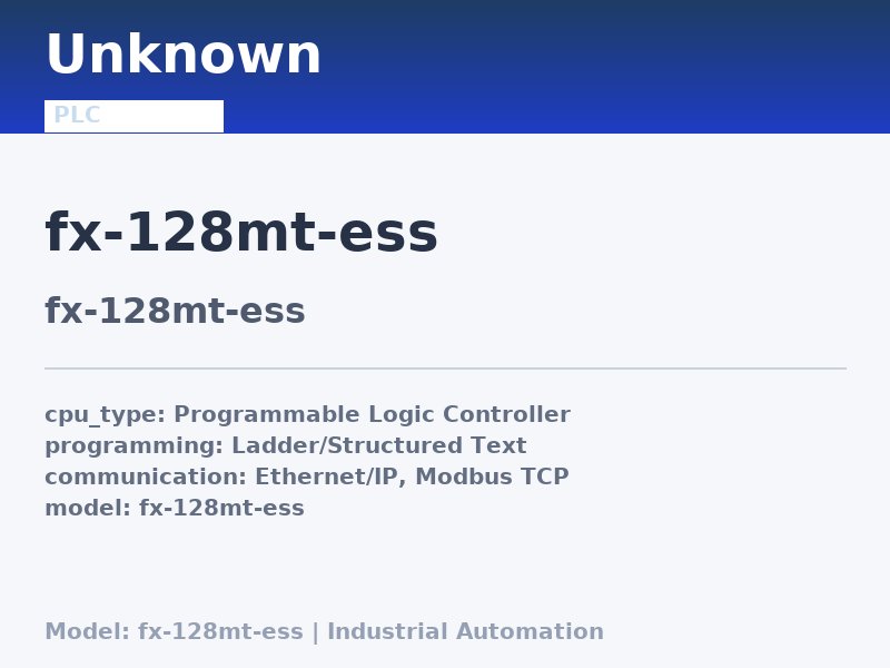 Mitsubishi FX-128MT-ESS