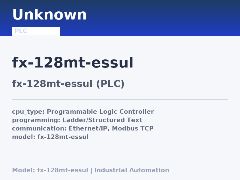 Mitsubishi FX-128MT-ESSUL